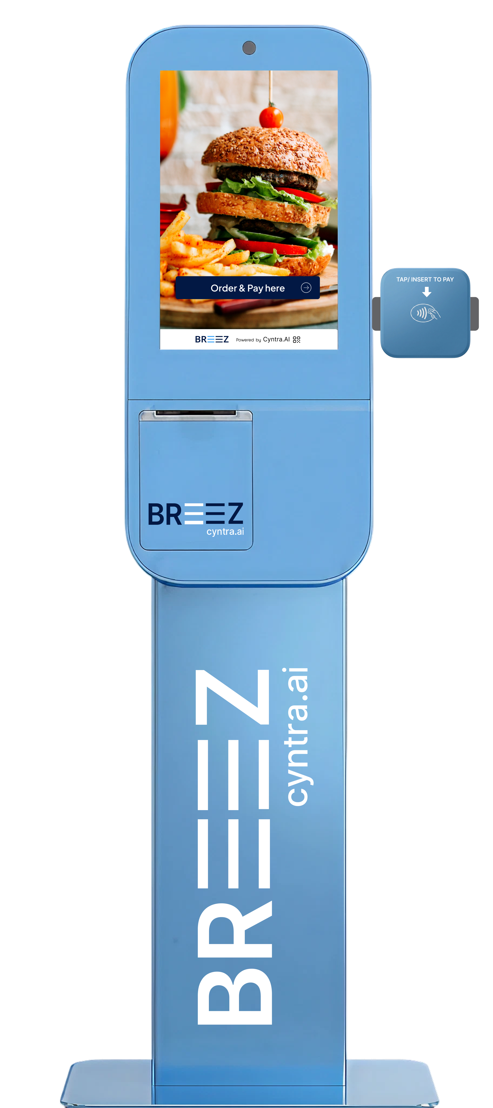 Breez self-service floor-stand kiosk