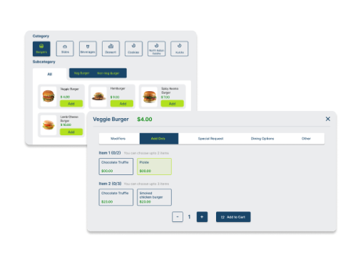 Menu Customization